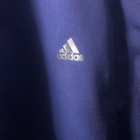 Adidas Dark Purple Zip Up Jacket - Picture 3 of 3